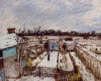 阿爾弗萊德 西斯萊 The Garden under the Snow 阿爾弗萊德 西斯萊 The Garden under the Snow